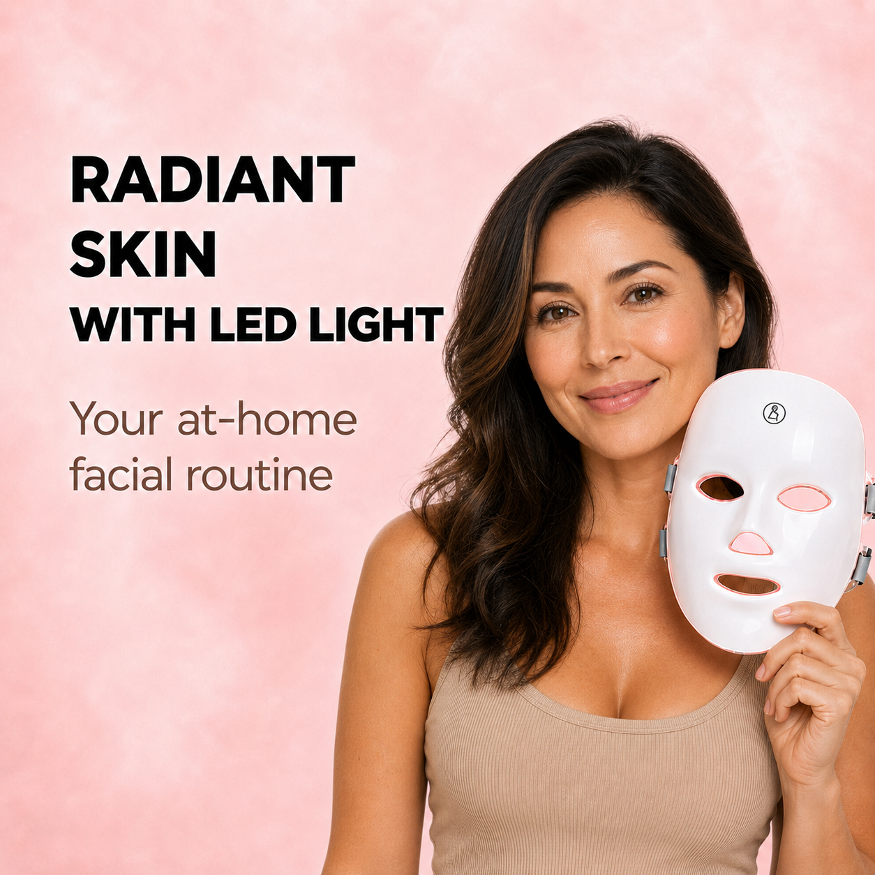 LED Facial Therapy Mask with 7 Light Modes