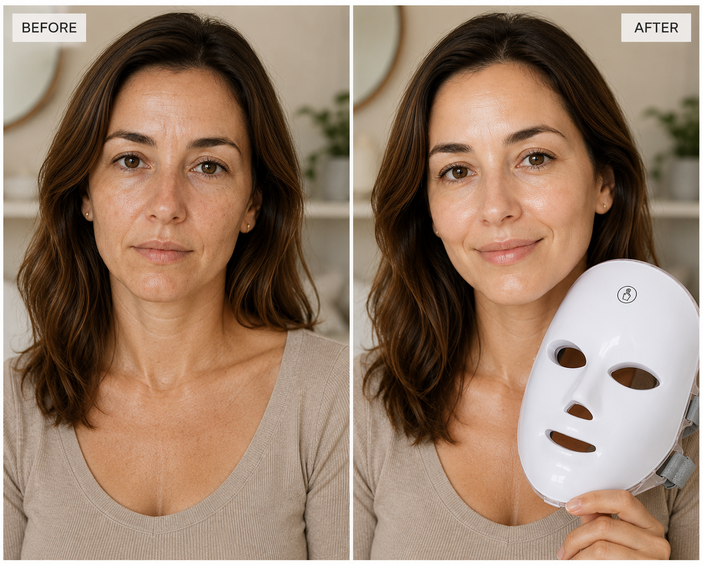 LED Facial Therapy Mask with 7 Light Modes